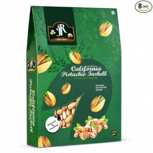 CHHOTA BHEEM & CHUTKI Pistachio In-Shell – 2kg | Premium Roasted & Salted Pistachios | Crunchy Healthy Snack | Rich in Protein & Fiber | Non-GMO, Gluten Free, Kosher Certified | (250g x 8 Packs)